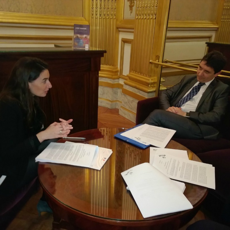Agnès Verdier-Molinié, directeur de l’iFrap et Olivier Cadic - Sénat 2015